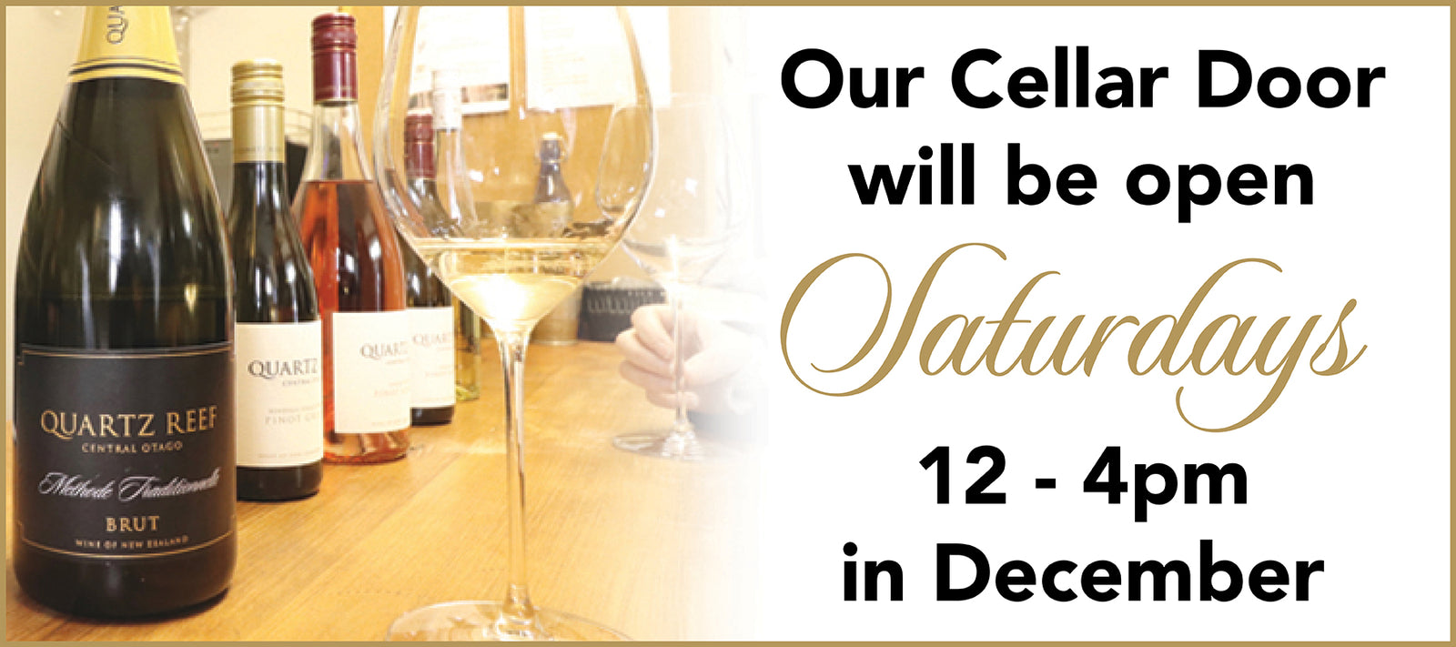 We're Open Saturdays!