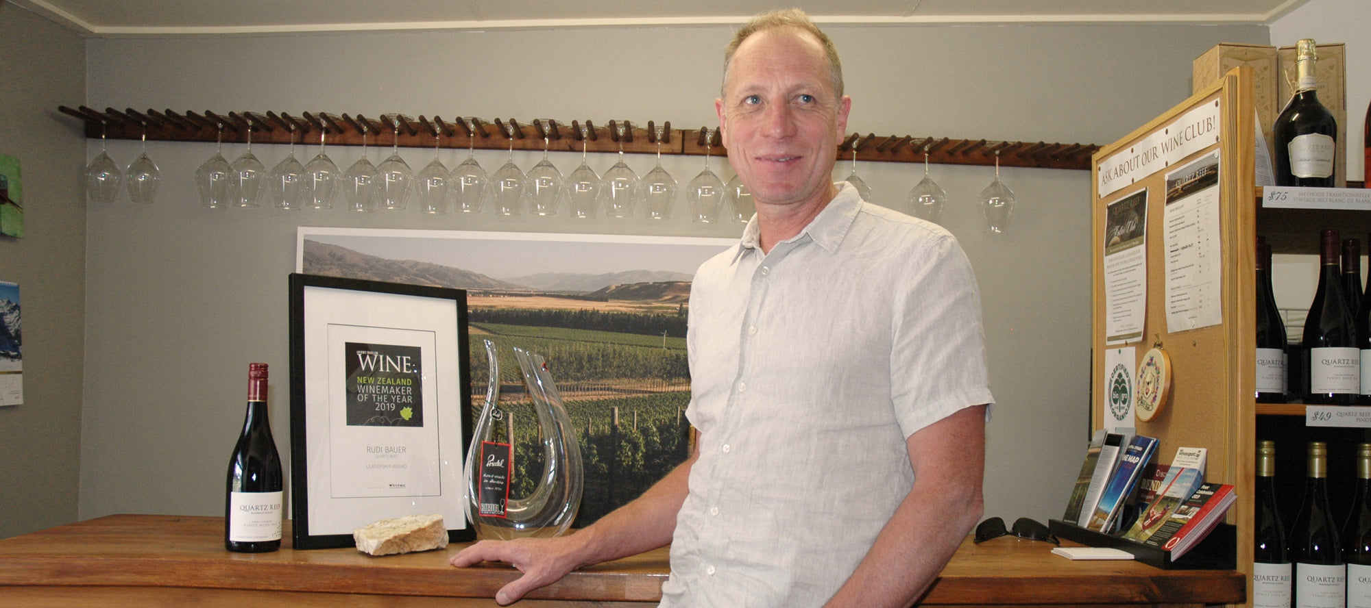 2019 Gourmet Traveller Wine NZ Leadership Award
