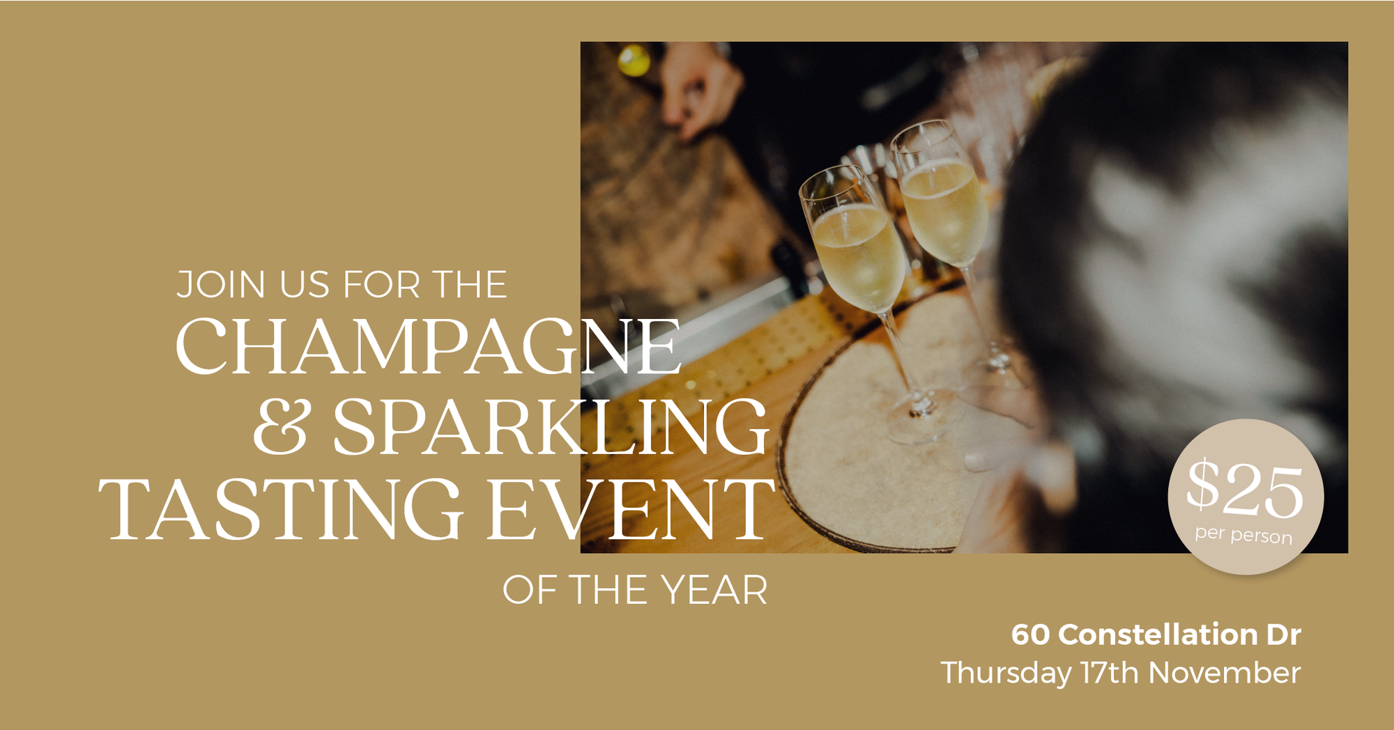 Champagne & Sparkling Tasting Event - Constellation Dr