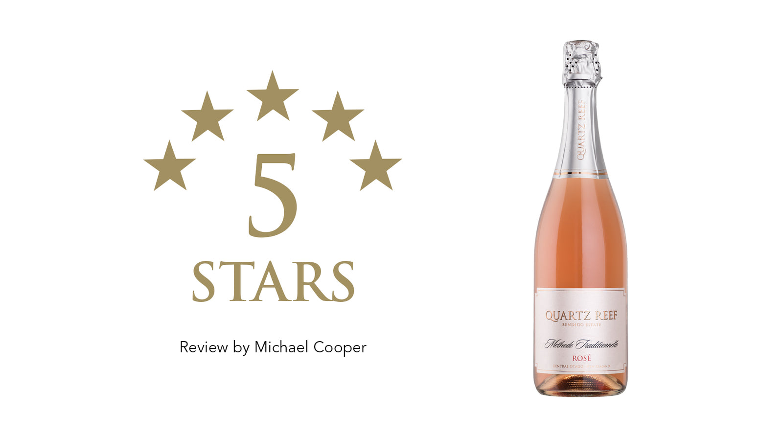 Méthode Traditionnelle Rosé NV - Awarded 5 Stars