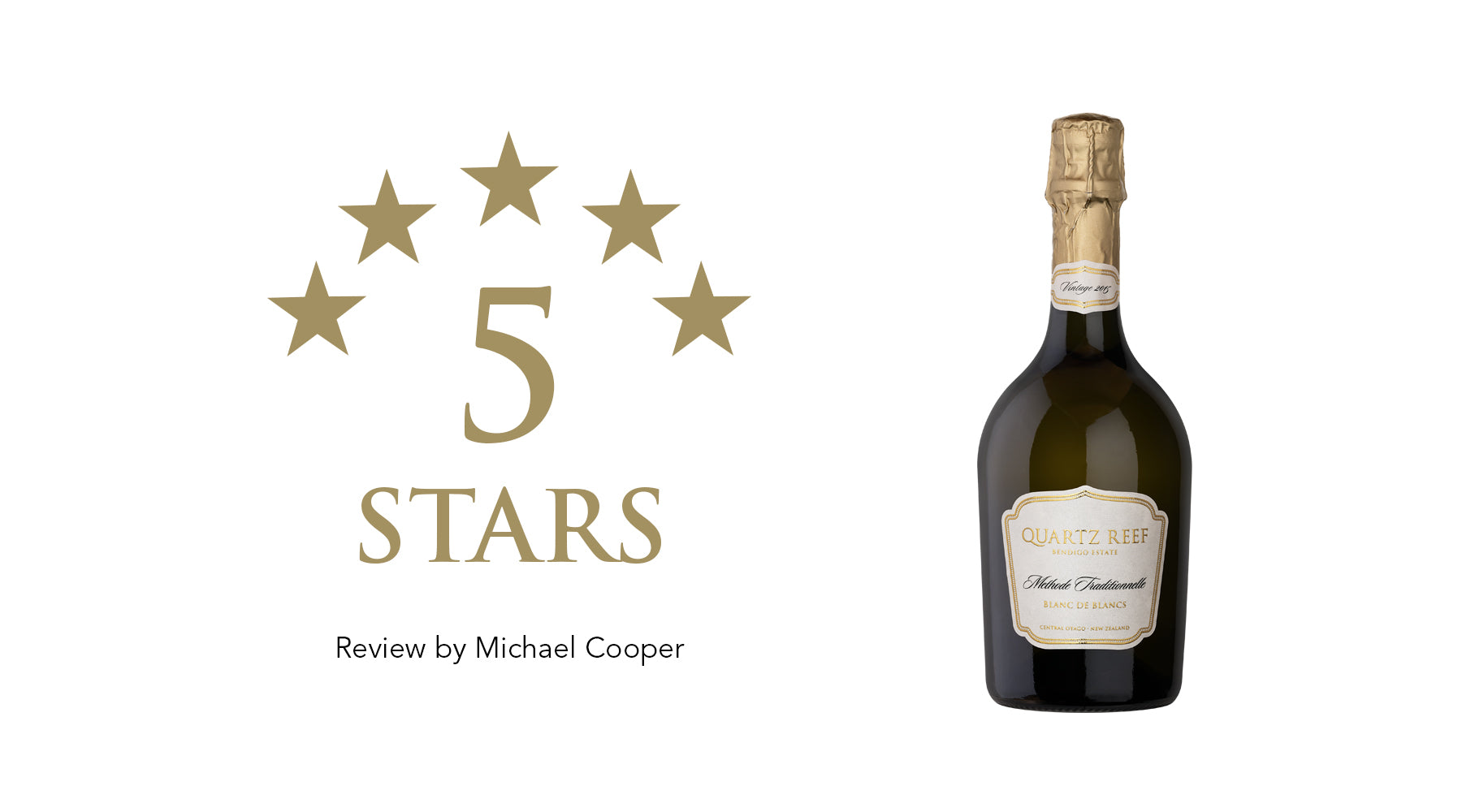 Methode Traditionnellé Vintage 2015 Blanc de Blanc - Awarded 5 Stars and Classic