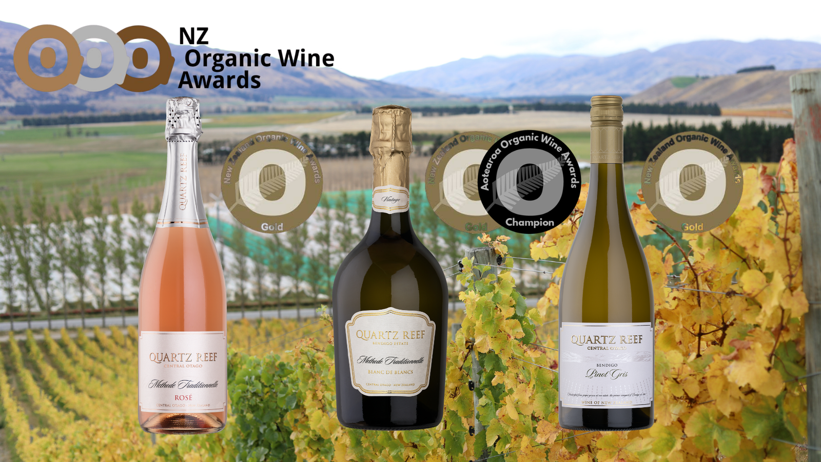 Three times gold: 2024 Aotearoa New Zealand Organic Wine Awards