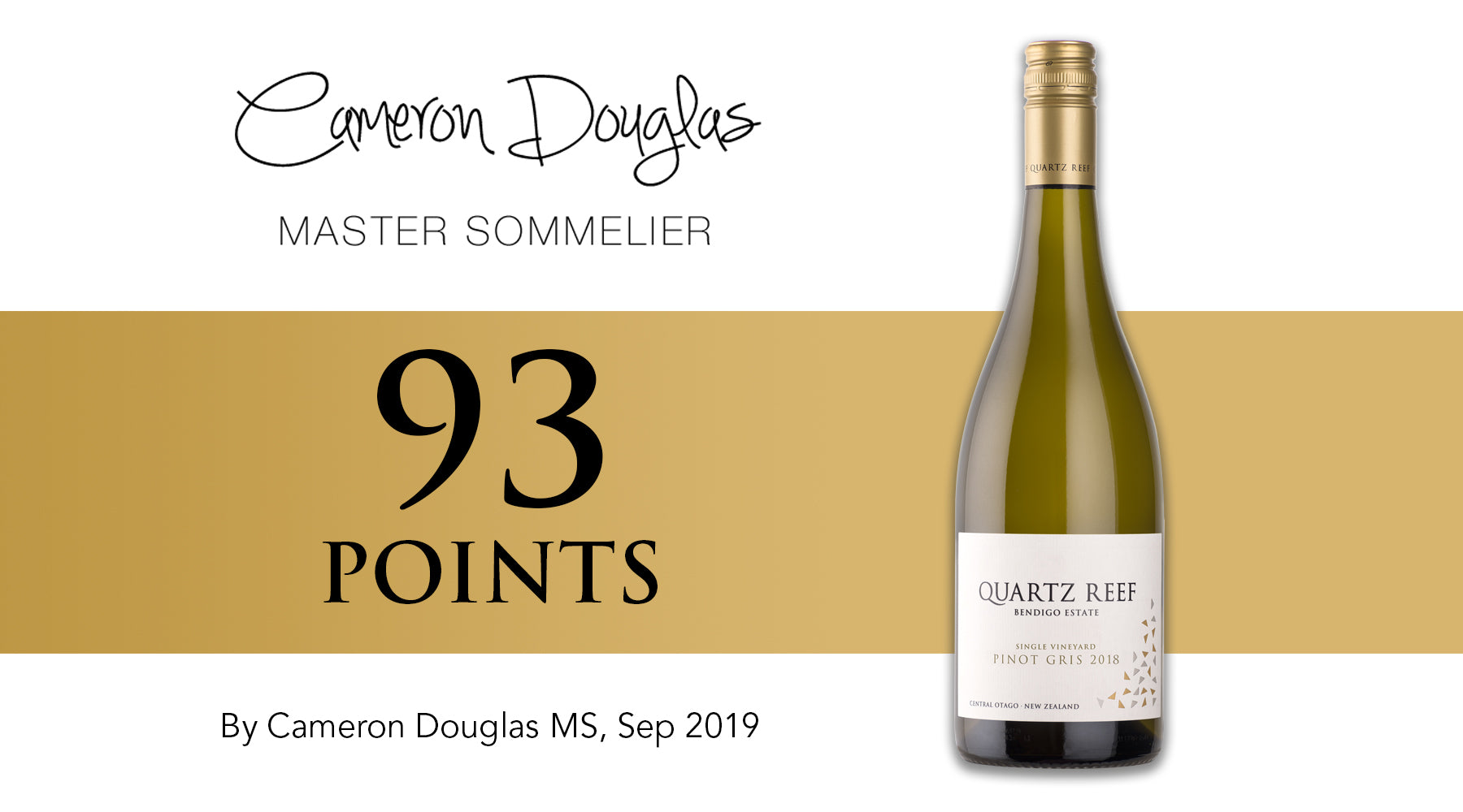 Pinot Gris 2018 - Awarded 93 Points