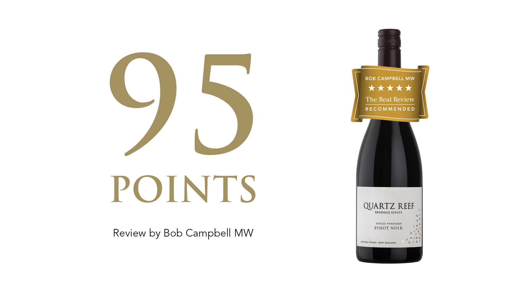 Pinot Noir 2017: Awarded 95 Points and 5 Stars