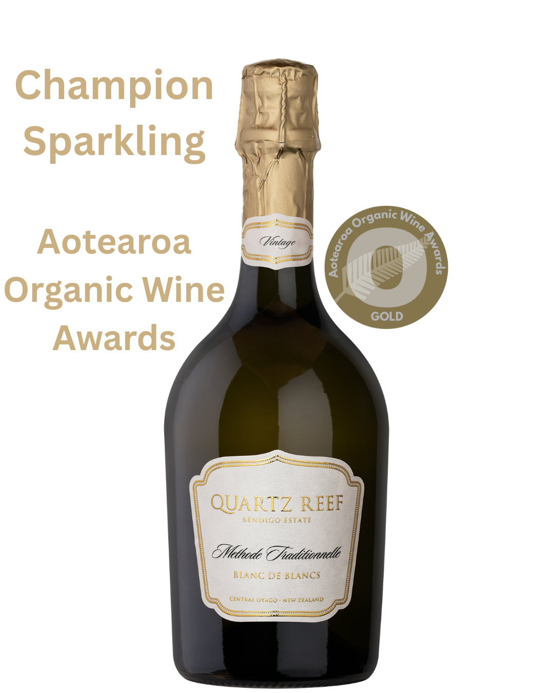 Quartz Reef Wins Champion Sparkling at the 2025 Organic Wine Awards in New Zealand