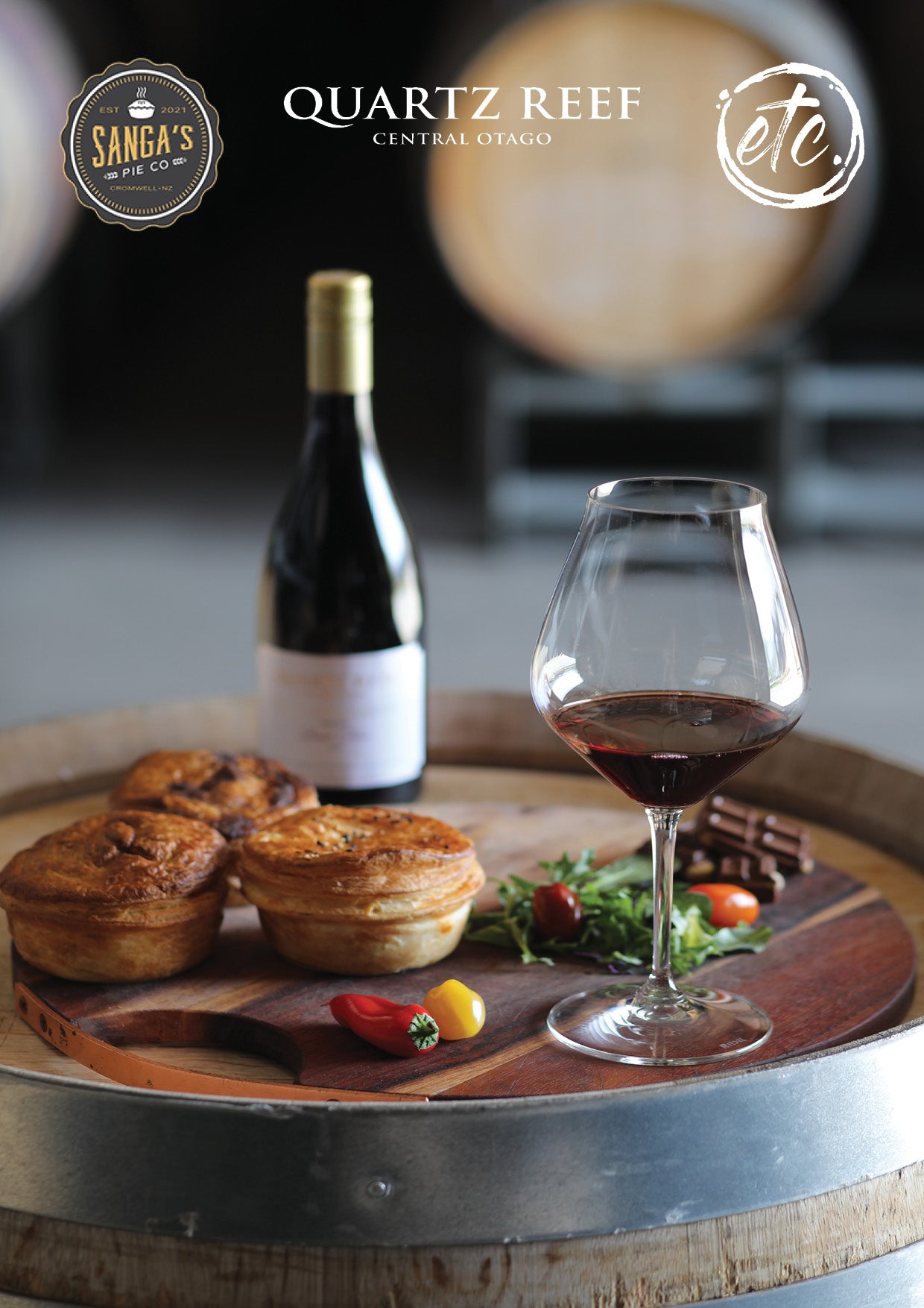 EAT TASTE CENTRAL: Cromwell’s Finest Food & Wine Fusion SOLD OUT