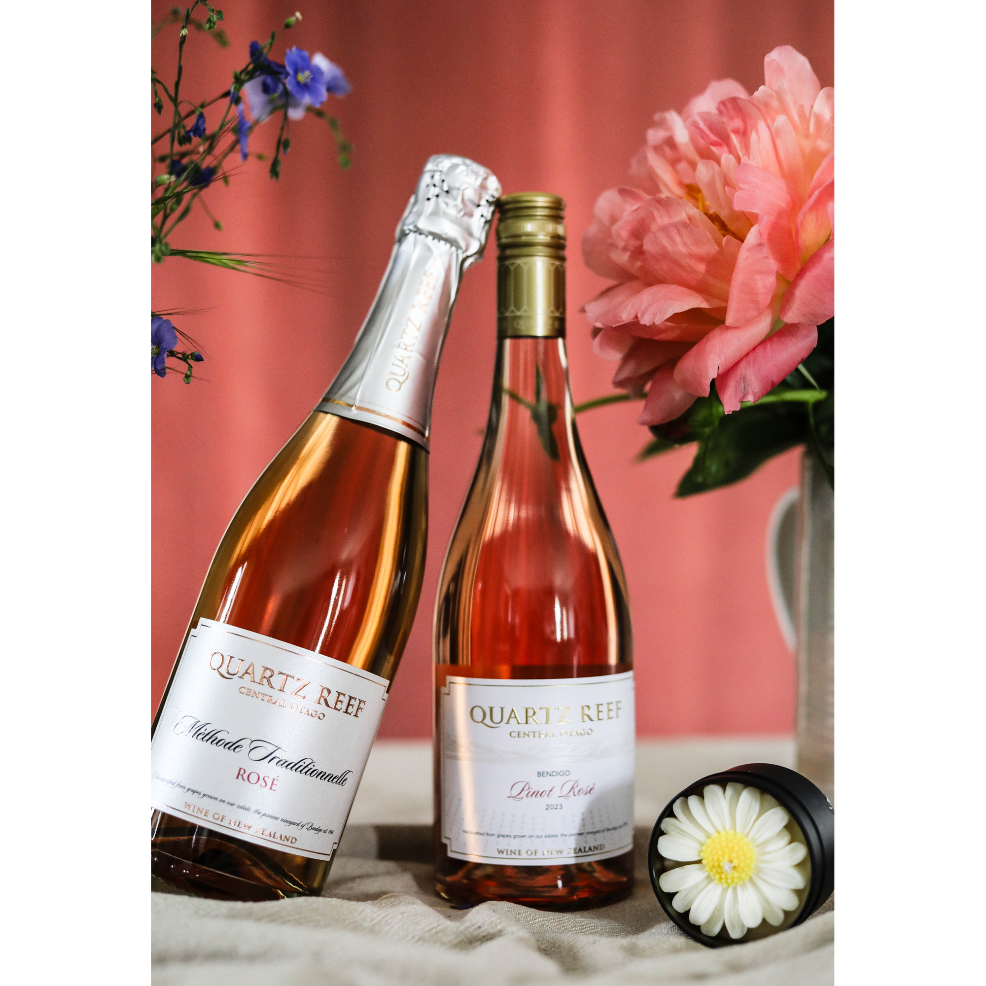 Festive Gifting - Rose Twice as Nice(one still, one sparkling)