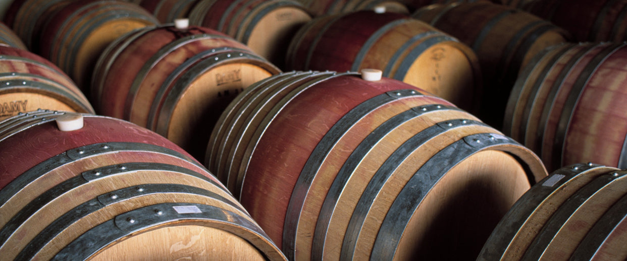 Pinot Noir French Oak Barrells in our Central Otago Winery, Wine Club