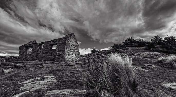 Historic Bendigo in Central Otago, New Zealand once famous for gold mining now recognised as a vineyard growing region, specialising in premium Pinot Noir