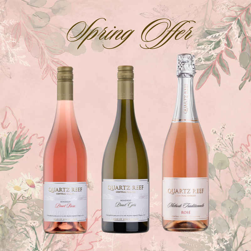Spring 3 Pack Pinot Rose, Pinot Gris and Methode Traditionnelle Rose